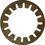 Slotted type bearing preload disc springs